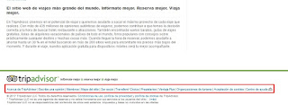 Contenido secundario en página de inicio - Tripadvisor