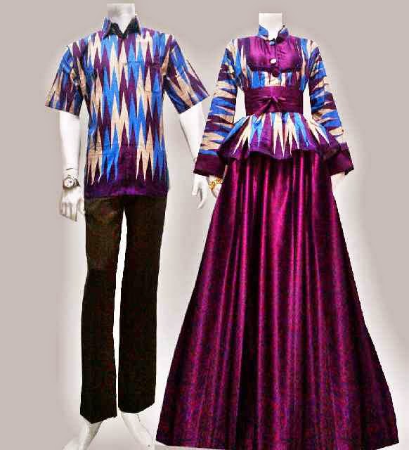 Model Baju Batik Gamis Motif Rang rang - Batik Bagoes Solo