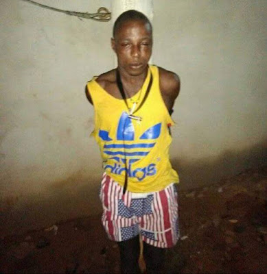 Thief caught stealing phone inside Mosque in Abuja