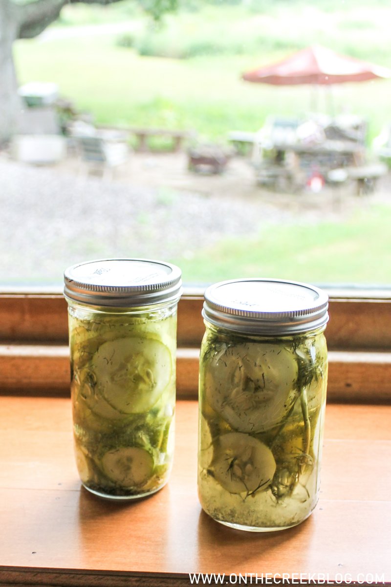 Making & Canning Pickles | On The Creek Blog