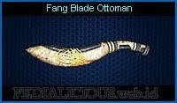 Fang Blade Ottoman