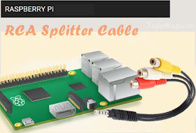 Buy RCA cable and audio splitter for Raspberry Pi 2, Model B+ Raspberry Pi  RCA cable pin , RCA not working on Raspberry pi solution,composite video  cable supporting Raspberry Pi for tv, projectors buy online amazon india, snapdeal Raspberry pi rca