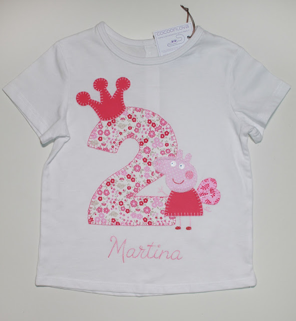 camiseta de cumpleaños peppa pig