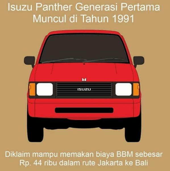 isuzu panther generasi pertama 