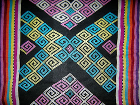 Hmong Miao Hill Tribe Northern Thailand Textile Fabric