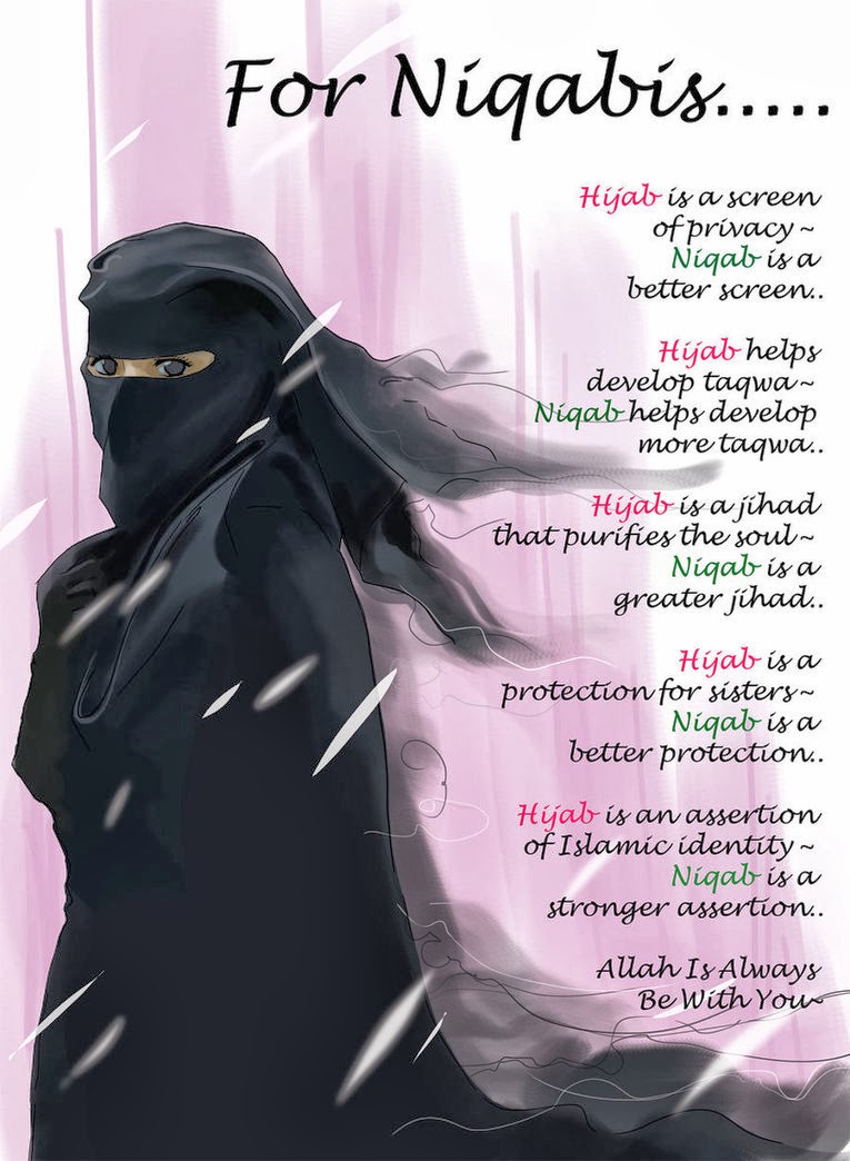 Gambar Kartun Muslimah Pakai Niqab Kantor Meme