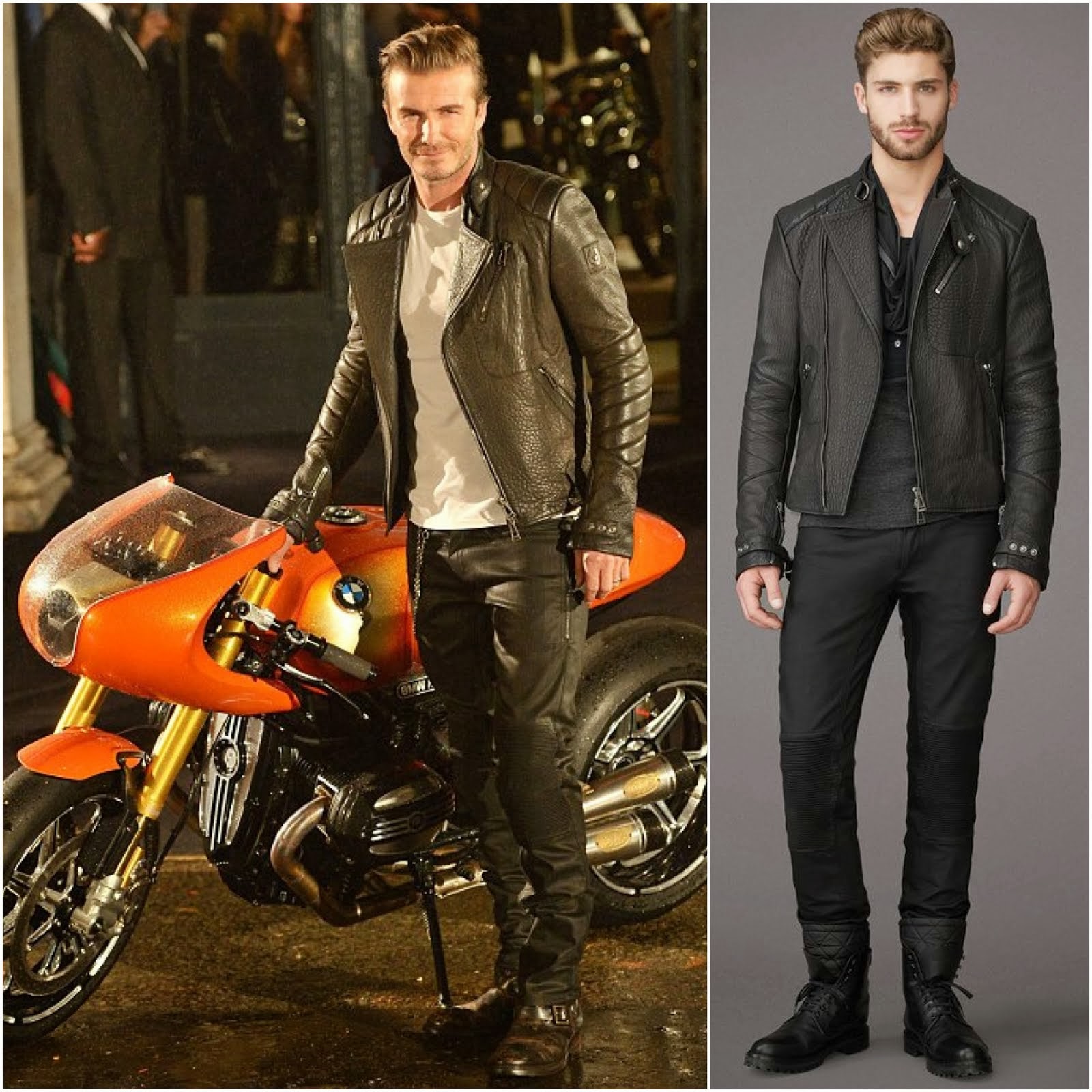 00O00 Menswear Blog: David Beckham in Belstaff - Belstaff House Opening, London