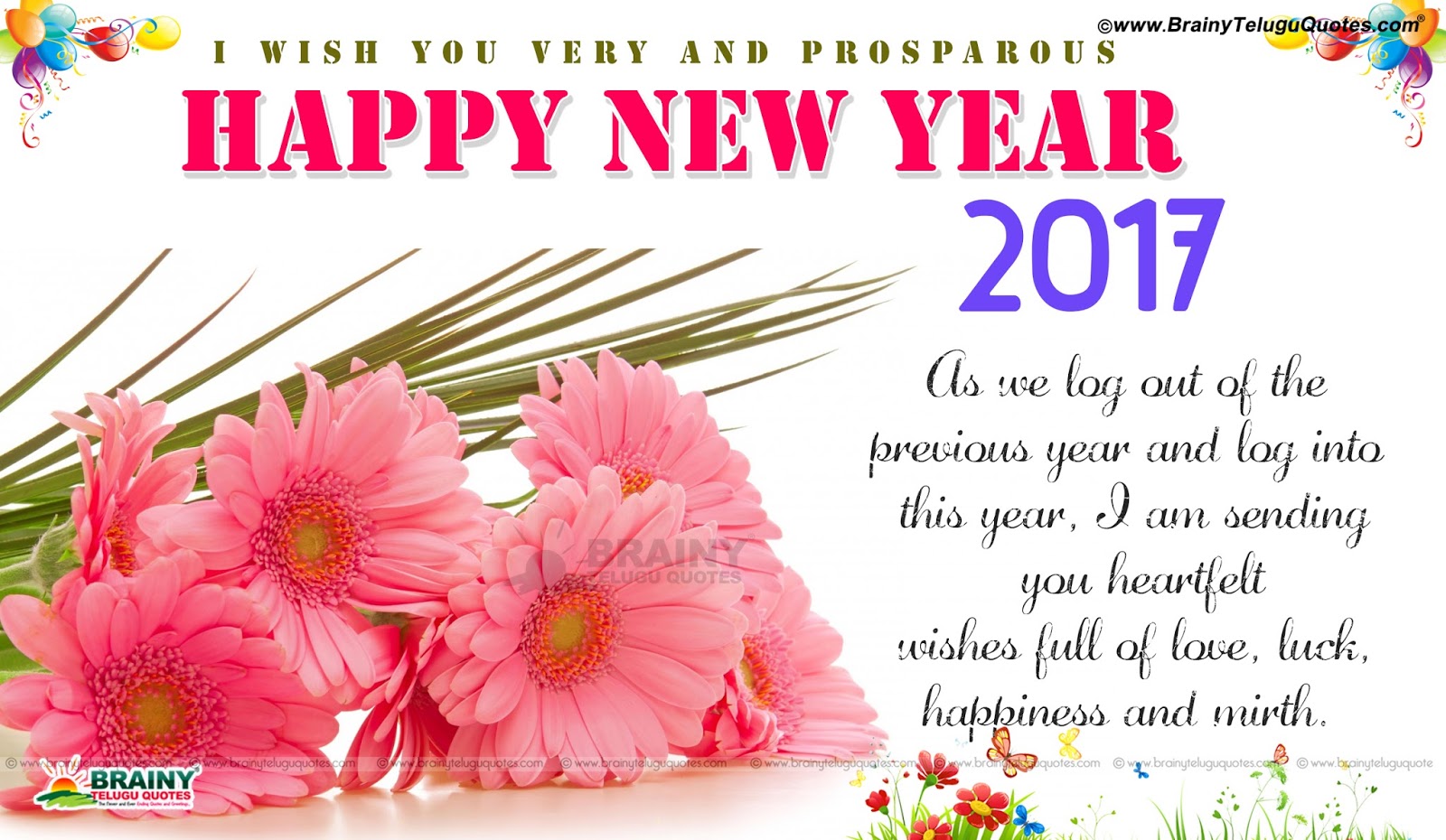  Top  Best  Latest 5 English  Inspirational Happy  New  Year  