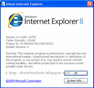 About IE8