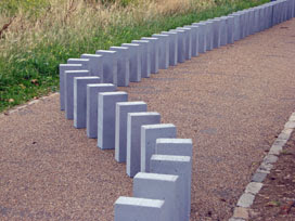 dominoes in Mile End Park