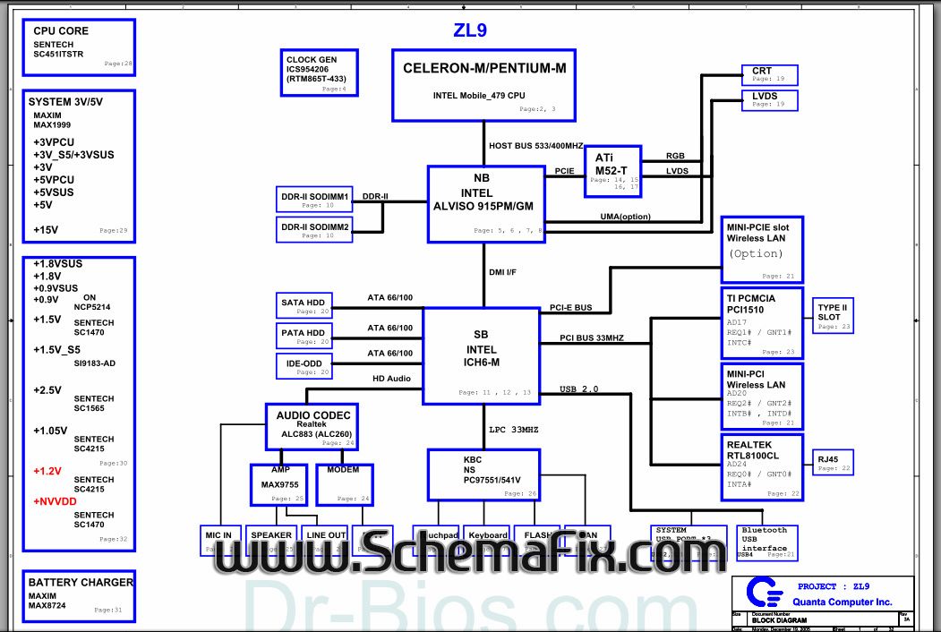 Acer Aspire 1640Z Schematic PDF