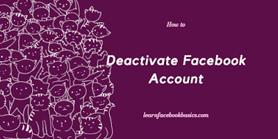 Deactivate your Facebook Account