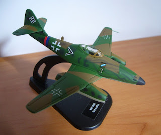 avión a escala Messerschmitt Me 262 Schwalbe marca Italeri escala 1/100