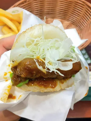 夜モスライスバーガーカツカレー