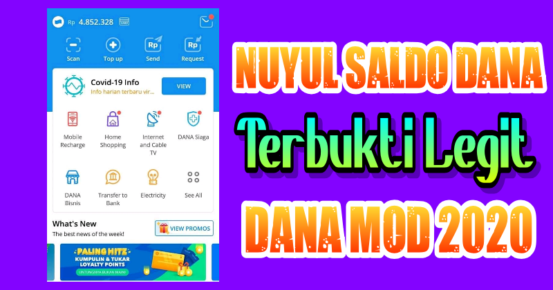 Nuyul DAna Mod Apk, APlikasi Penghasil Saldo Dana tercepat 2020