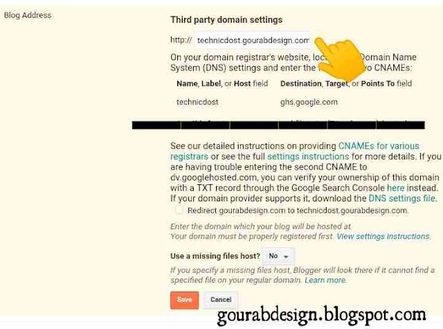 Switching your BlogSpot blog to the Custom Sub-Domain
