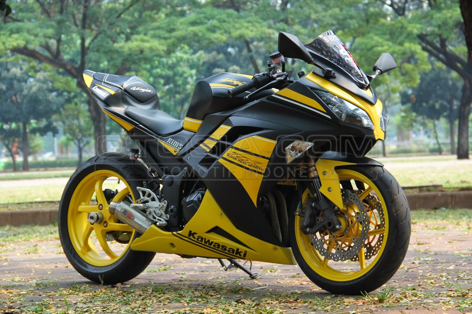 Foto Foto Desain Modif Kawasaki Ninja 250 Terbaru 2014 Gambar