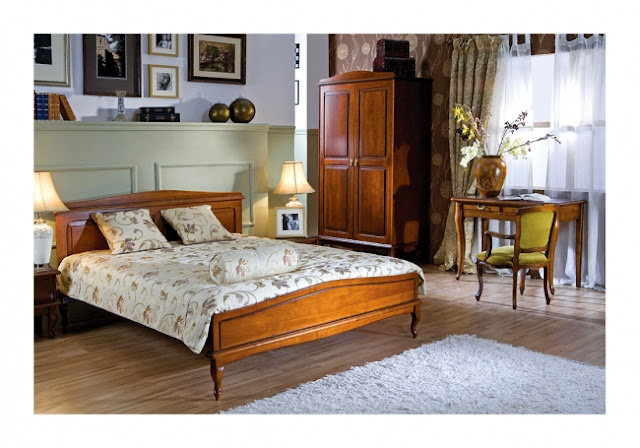 Łóżko drewniane Oscar z olchy
