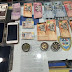 Apresan tres personas en Santiago Rodríguez con presunta droga, celulares y dinero en efectivo