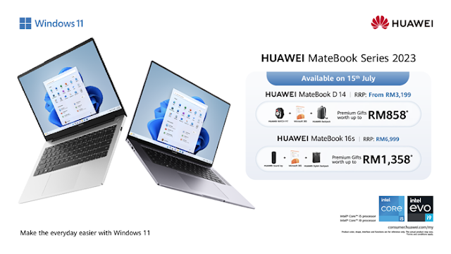 Huawei Latest MateBook Series, HUAWEI MateBook 16s, HUAWEI MateBook D 14, HUAWEI Smart Office solutions, Huawei malaysia, huawei