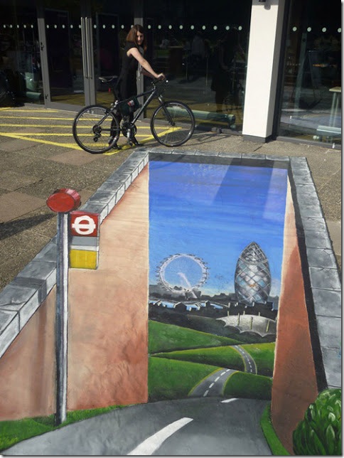 London this way. Bath, England -3D Paintings