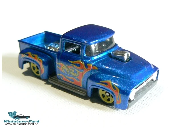 Hot Wheels, Custom '56 Ford Truck, bleu métallique