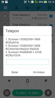 paket 4g bulanan 3 murah