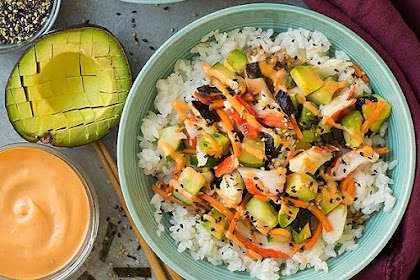 California Roll Sushi Bowls