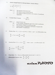 ! Azlan The Type Writer !: KERTAS SOALAN MATEMATIK 