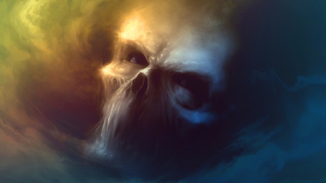 Fantasy Smoke Skull HD Wallpaper