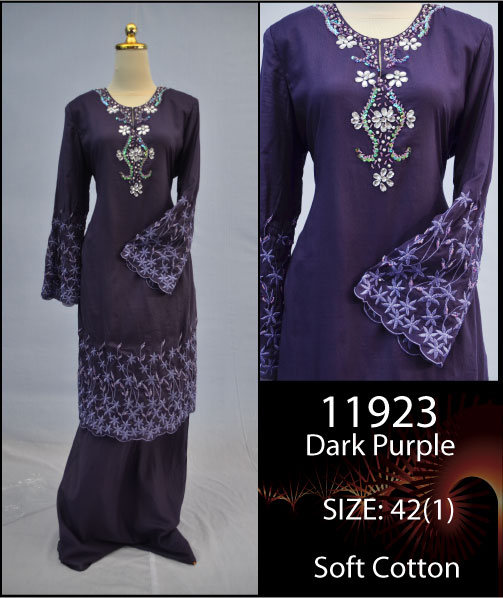 Audadi Durrani Baju  Kurung  Cotton 