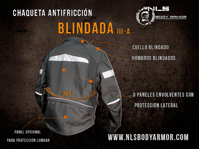 Venta Chalecos  antibalas Chaqueta antifriccion con Blindaje 