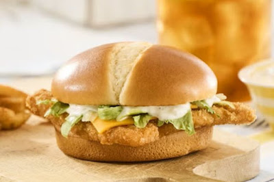Bojangles' Bojangler fish sandwich.