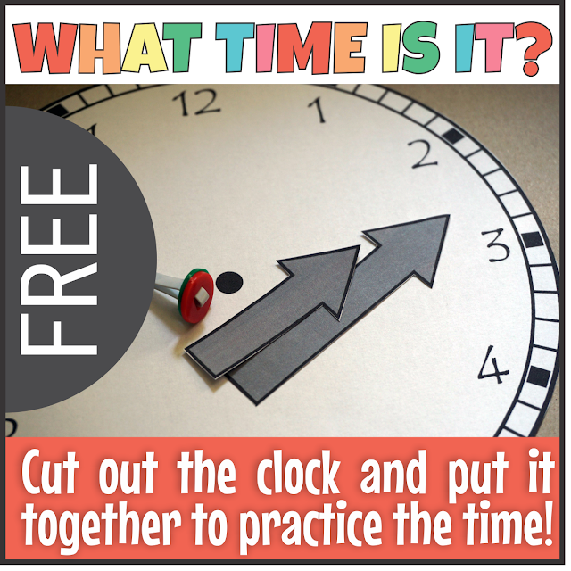 https://www.teacherspayteachers.com/Product/FREE-Telling-Time-Clock-Template-4050721