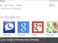 Microsoft Hapus 6 Aplikasi `Google` Dari Windows Phone