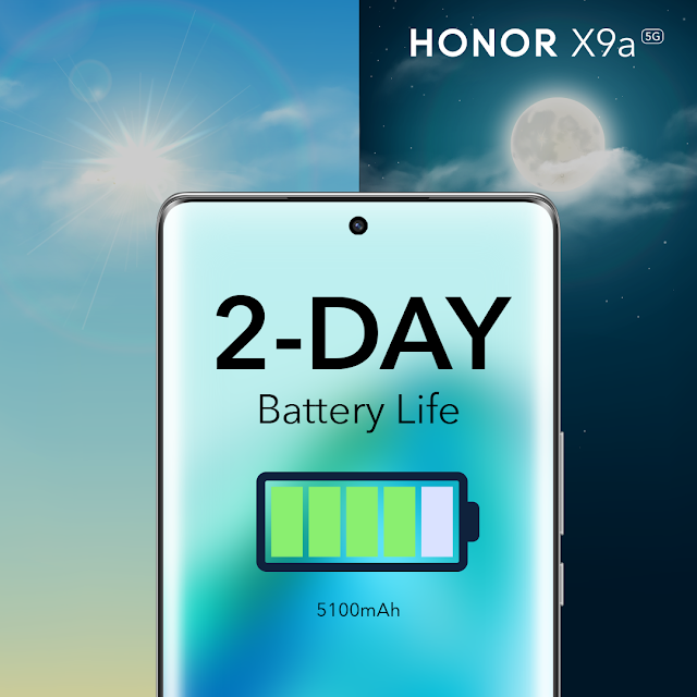 Honor phone with long battery life HONOR X9a 5G