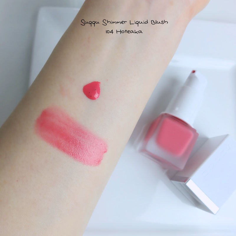 Suqqu Shimmer Liquid Blush 104 Hoteaka swatch