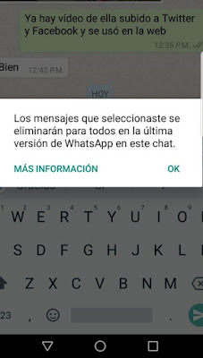 mensajes enviados en WhatsApp