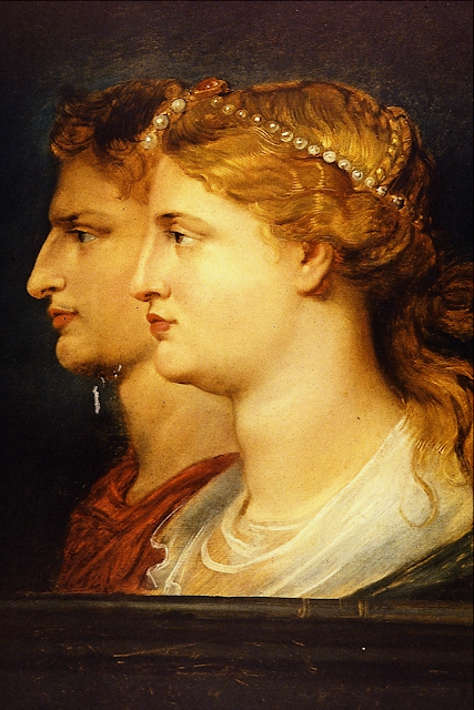 Tiberius,Agrippina,painting