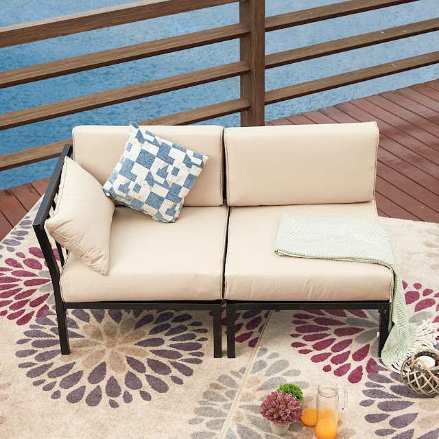 Outdoor Sectional Patio Loveseat Home Furniture