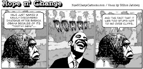 obama ,obama jokes, obamadon, dinosaur, hope and change, stilton jarlsberg