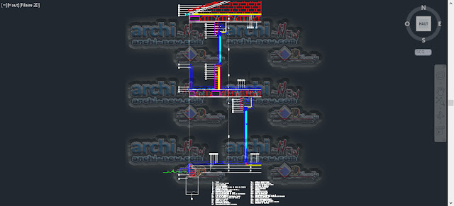 download-autocad-cad-dwg-file-wall-cut-and-section-housing-two-levels