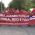 Centenas de trabalhadores rurais do MST fazem marcha de 100 km para pedir reforma agrária e fim da violência no campo