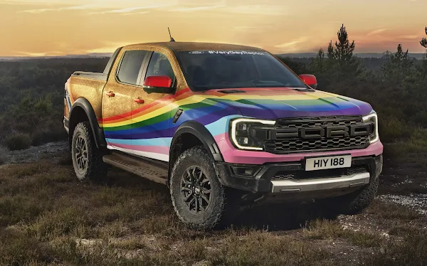 Ford Ranger Raptor Muito Gay é apresentada na Inglaterra