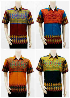 Baju Batik Modern Motif Tenun Rang-Rang