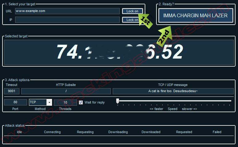 How to Perform Denial of Service Attack in Website 