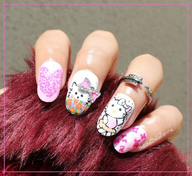 Hello Kitty manicure