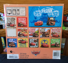 cars 2016 disney pixar calendar 