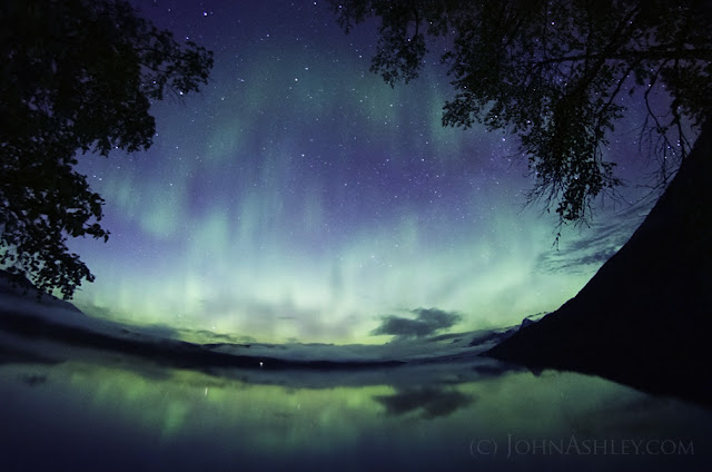 Northern lights in Glacier National Park (c) John Ashley