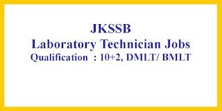 Laboratory Technician Jobs in JKSSB